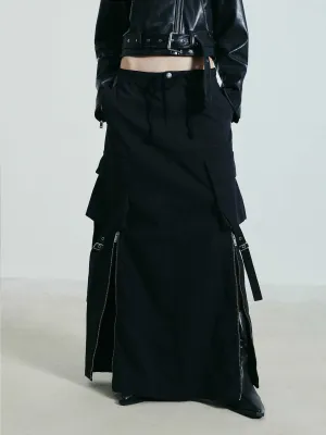 Easy Vibe Cotton Blend Cargo Skirt