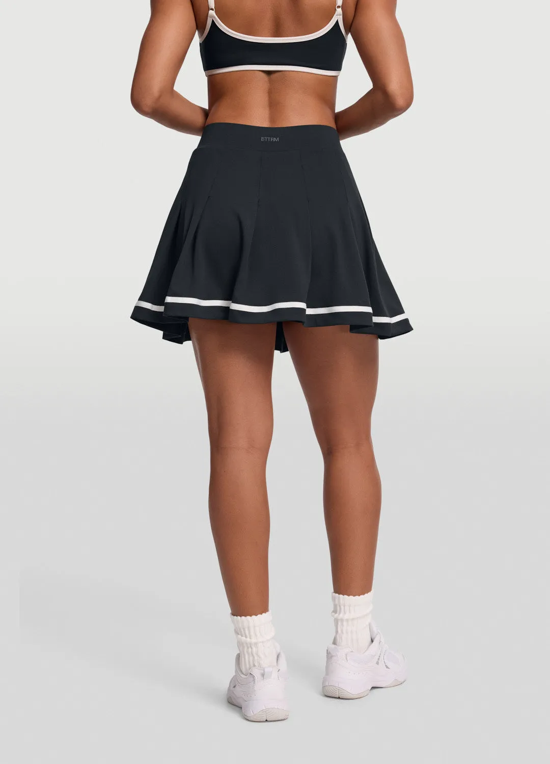 Weighted Hem Casual Outfit Pleated Tennis Skirt