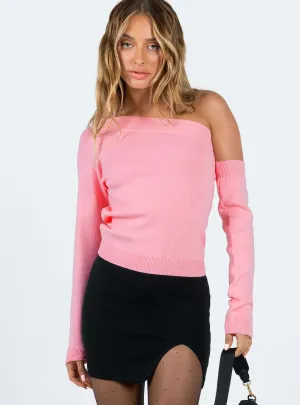 Edgy Look Detachable Detail Pohlman Knit Mini Skirt Black