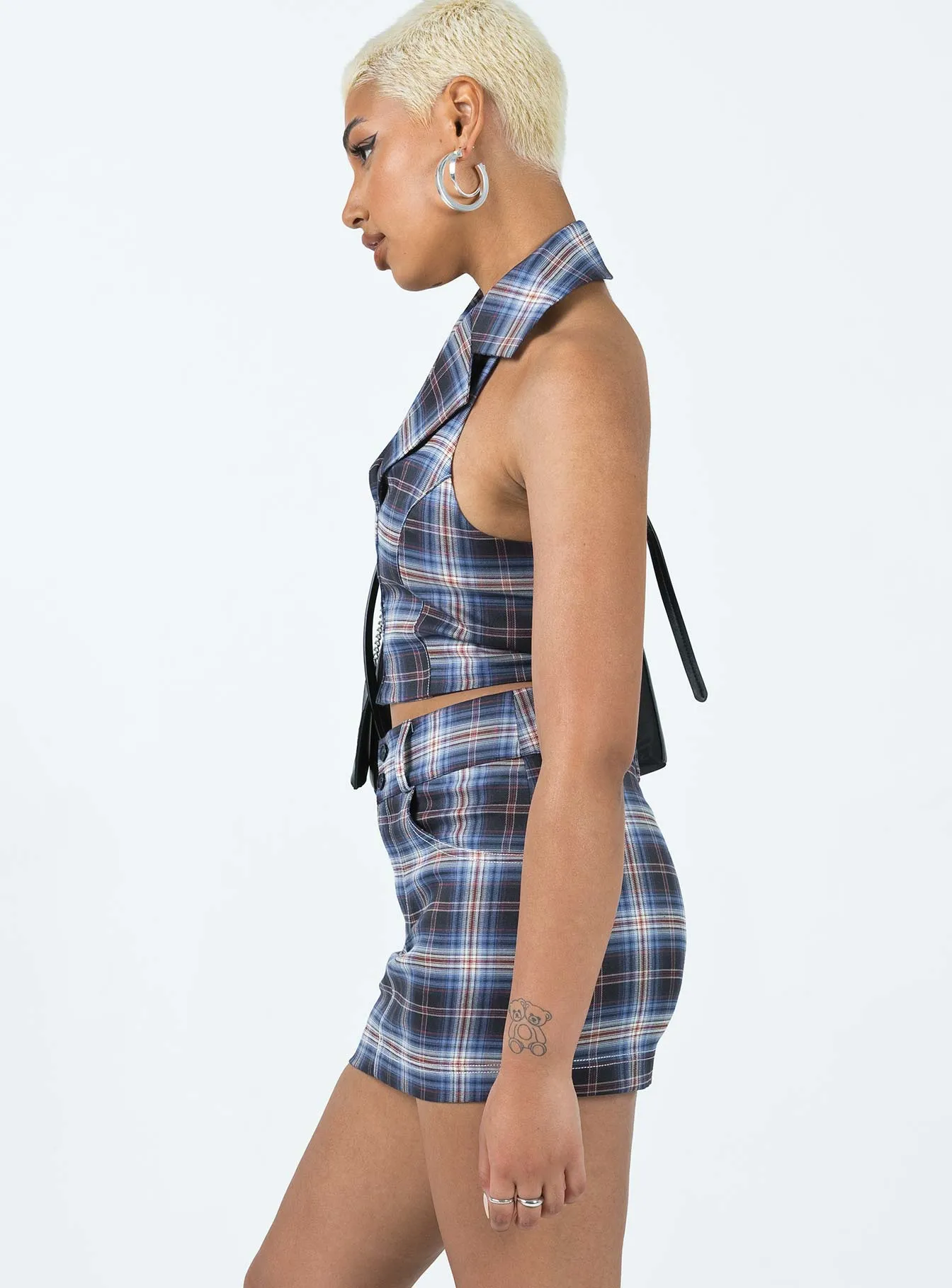 Thessy Mini Skirt Multi Silk Touch