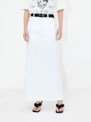 Back Slit Maxi Skirt Day Ready