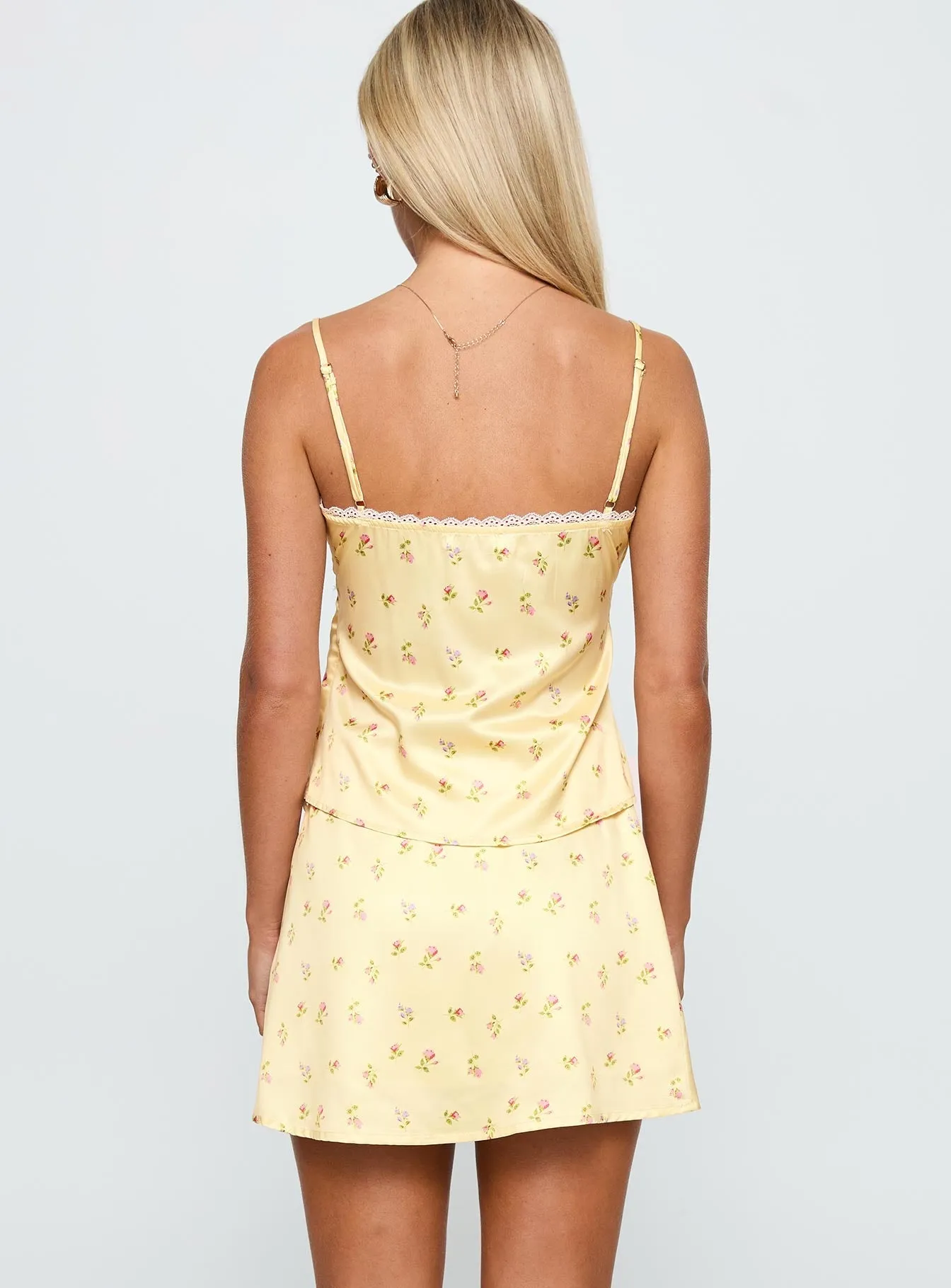 Modest Wear Elegant Look Back In Sun Mini Skirt Multi
