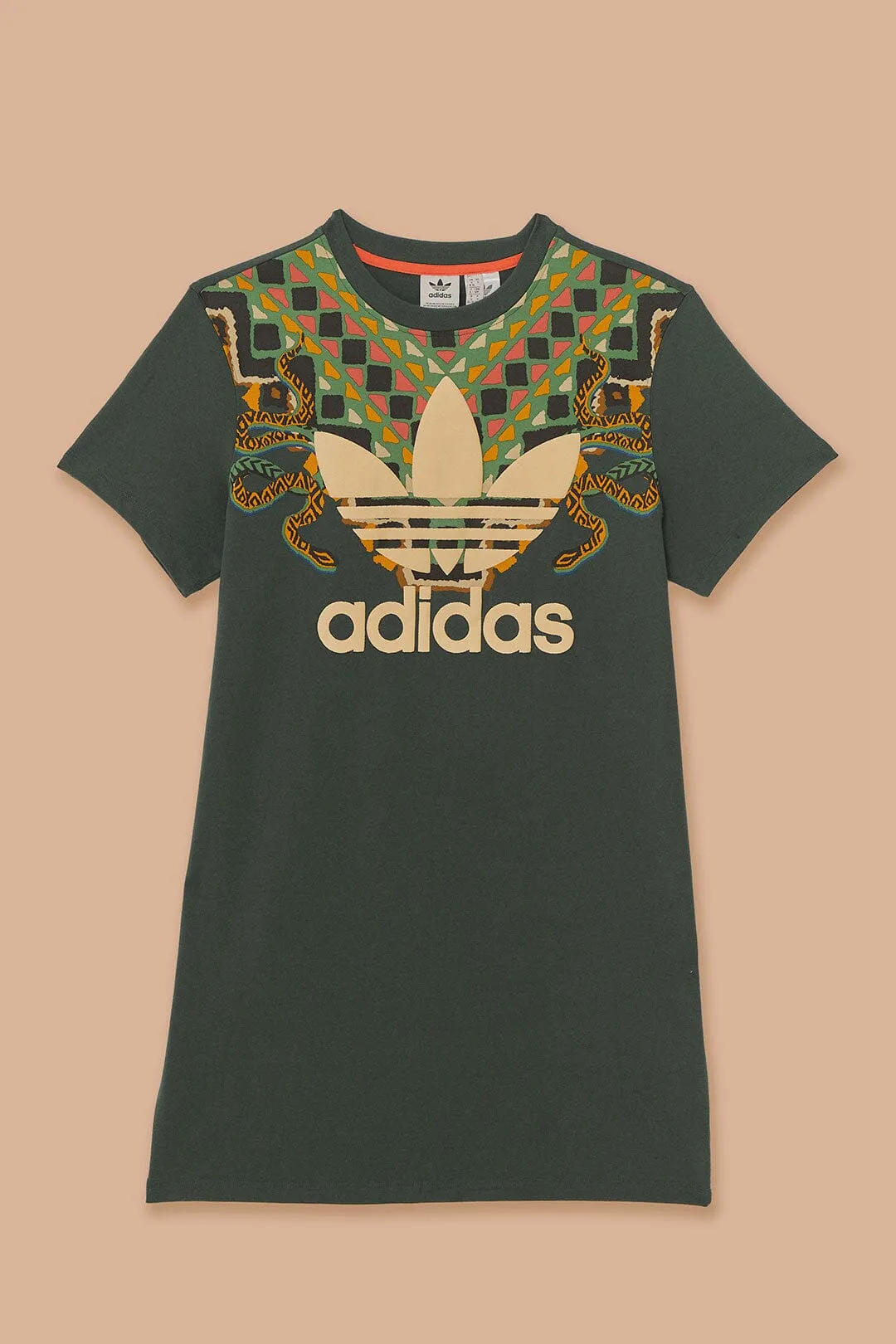 Green Adidas Farm Rio T-Shirt Dress NoSlipGrip