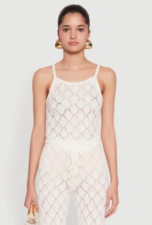 Balanced Crochet Diamond Knit Cami