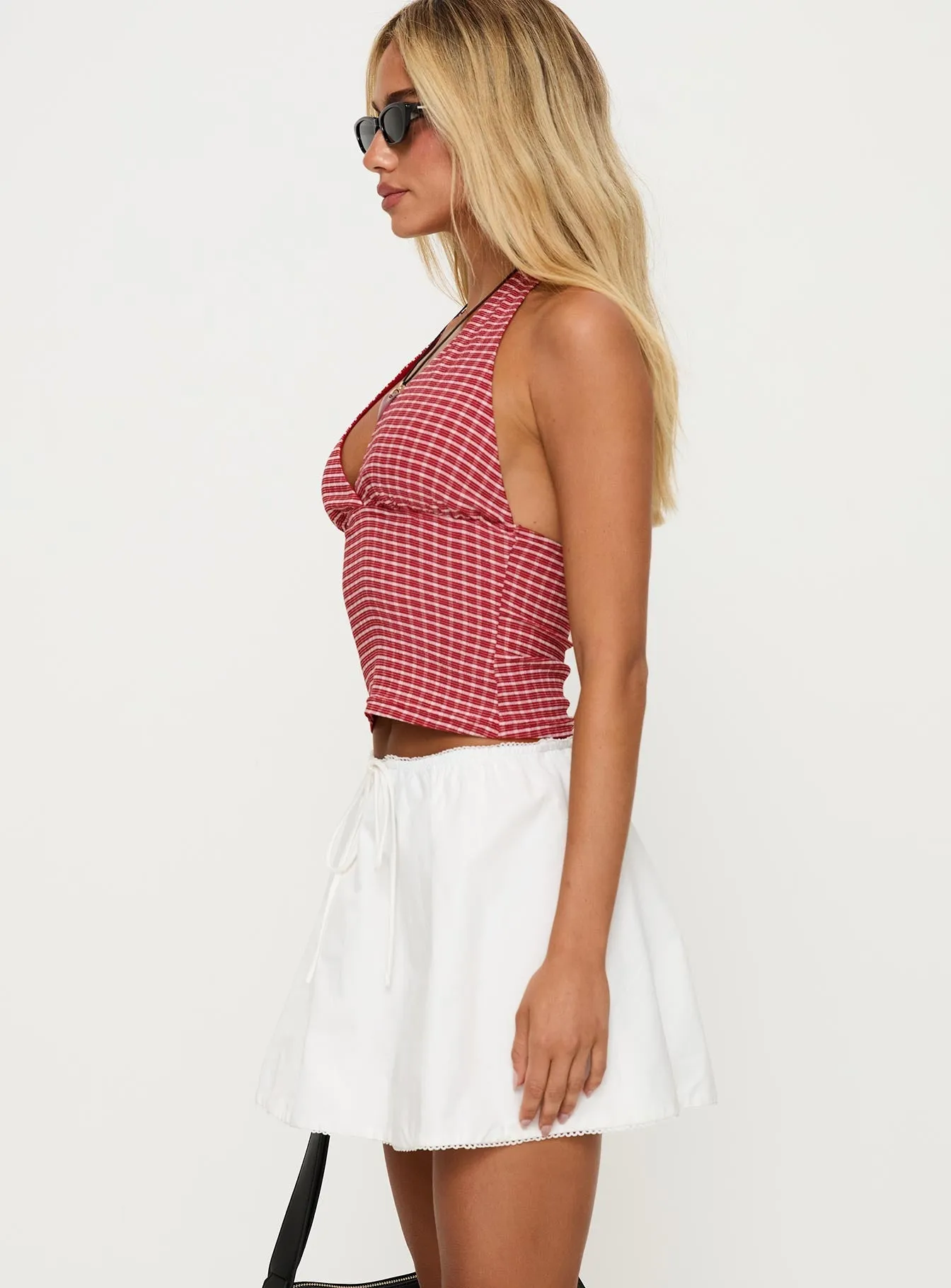 Everyday Favorite Nookie Mini Skirt White