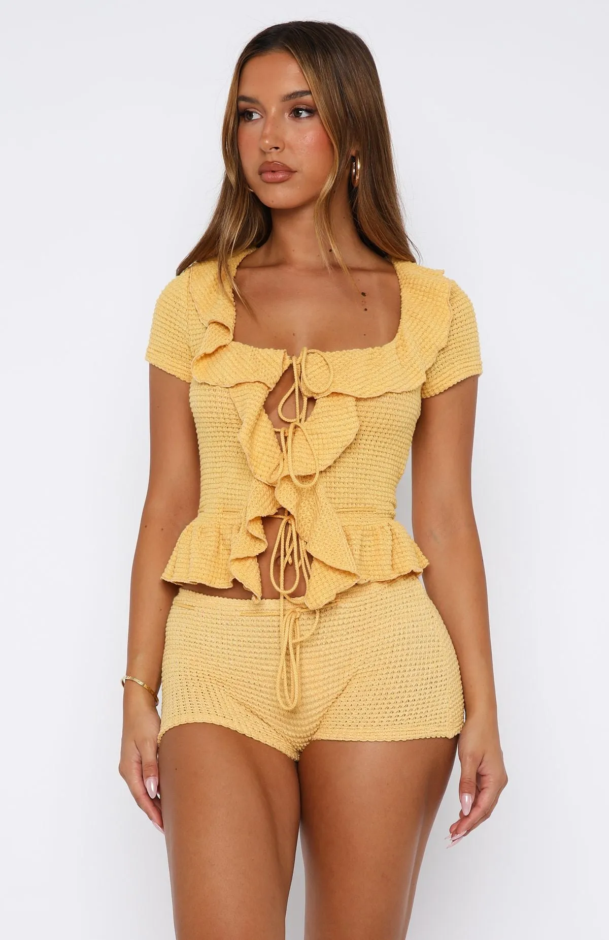 Non Restrictive Cut Cool It Crochet Shorts Mango