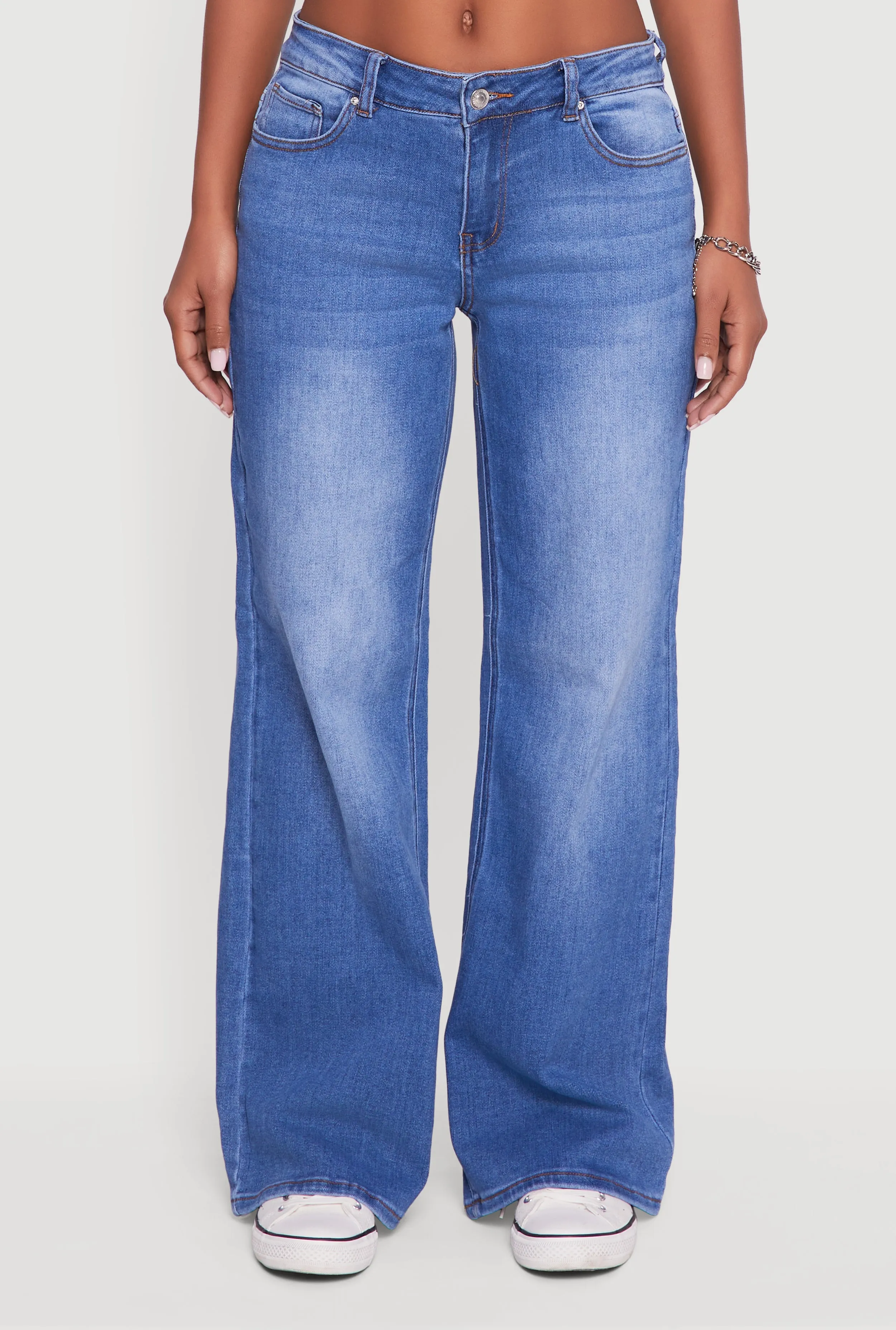 WAX Low Rise Wide Leg Stretchy Jeans All Rounder Weekend Warrior Luxury Athlete Fit