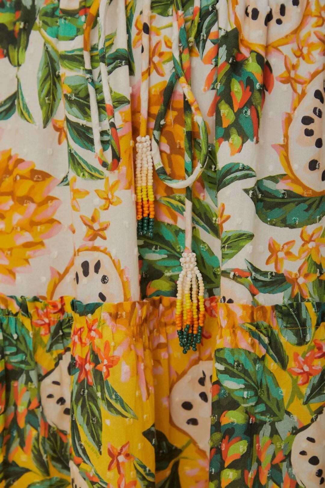 All Season Mixed Biriba Maxi Skirt
