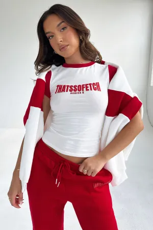 Eco Friendly Material Flexible Weave Series 9 Tee - Red
