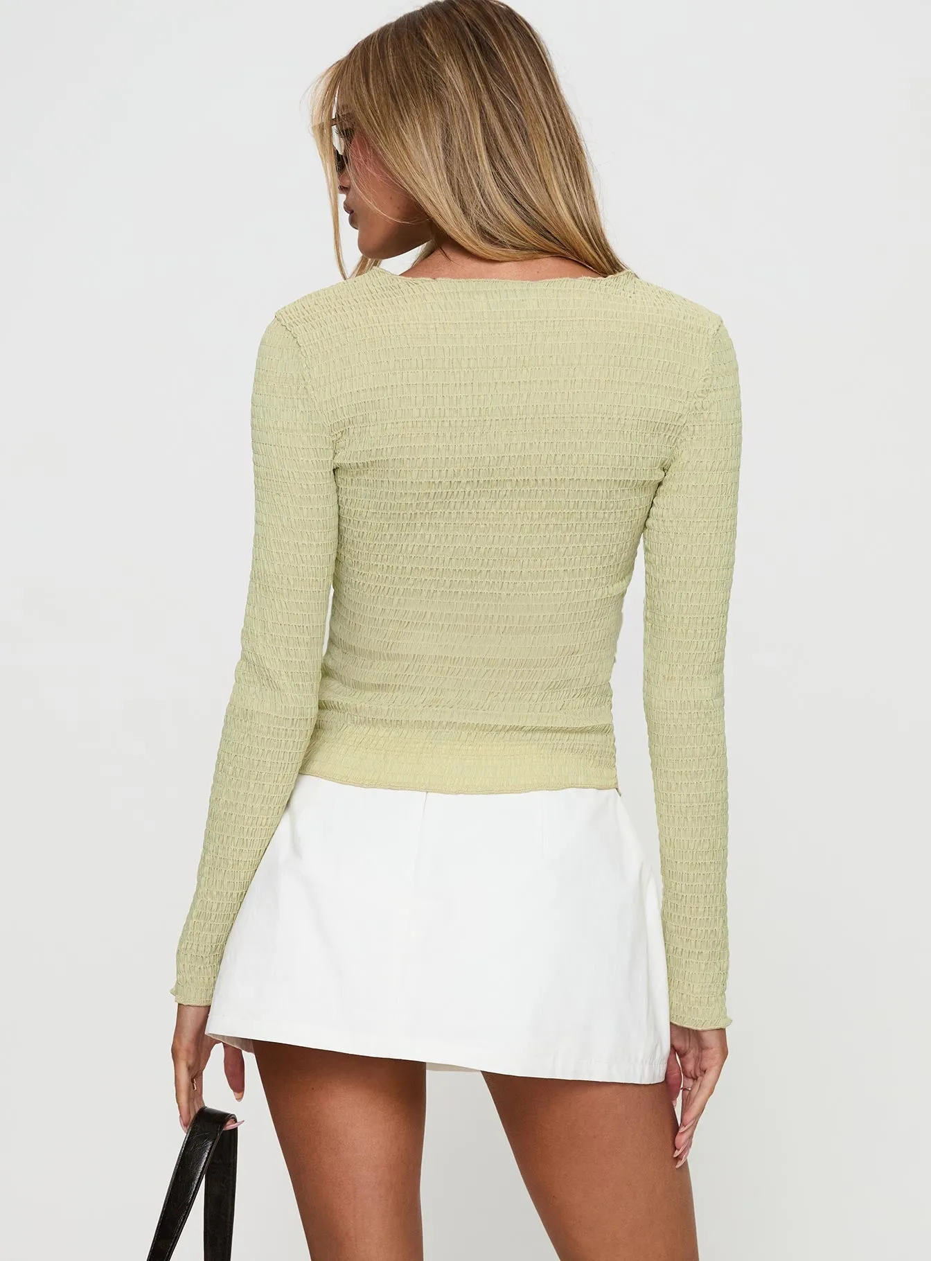 Layered Design Emerging Designer Gigi Pleat Skort White