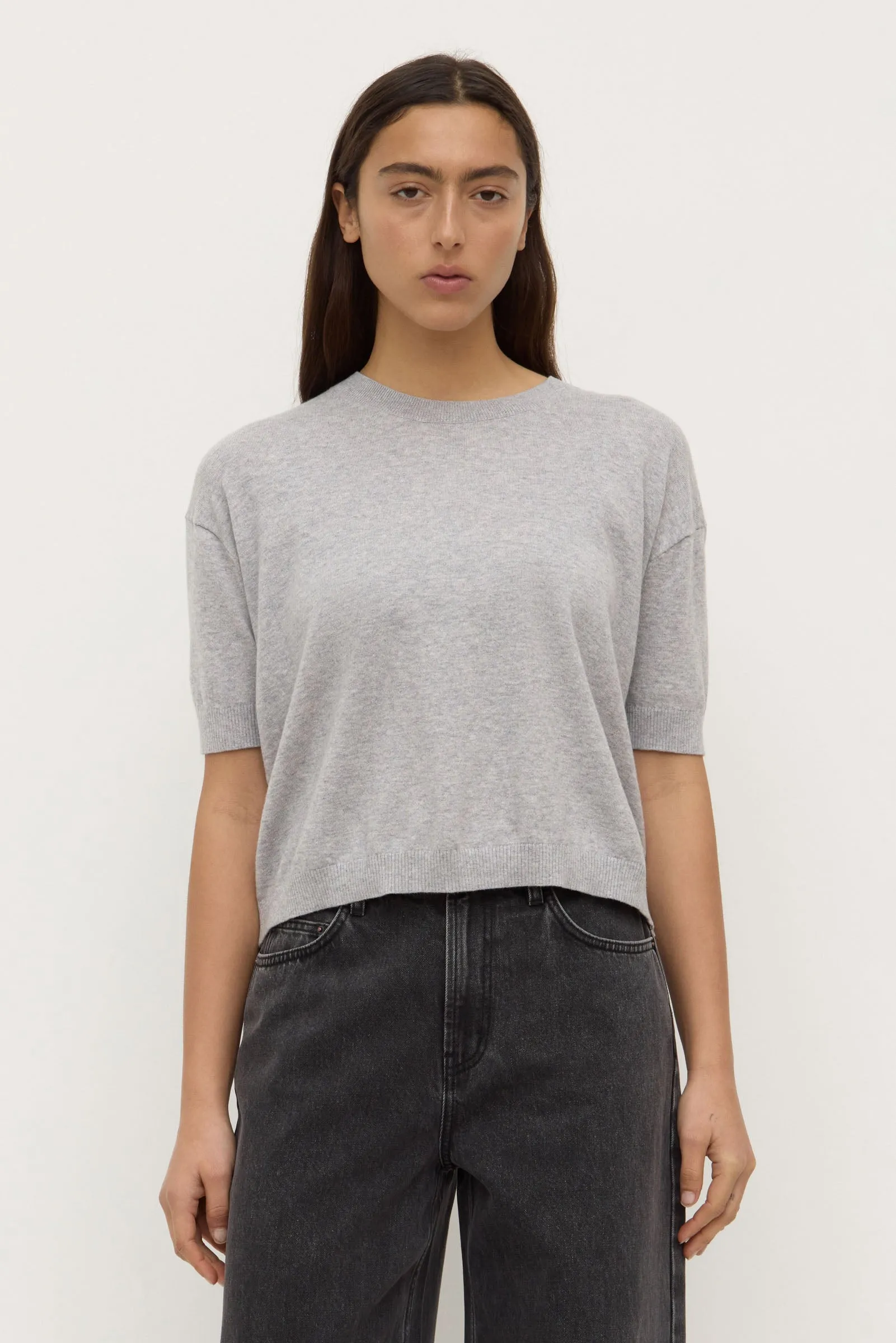 Run Ready MoistureManagementSystem Vanya Cotton Cashmere Knit Tee
