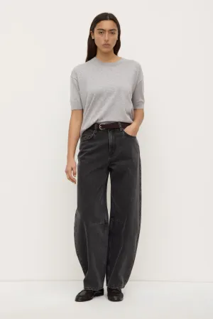 Vanya Cotton Cashmere Knit Tee QuickDryMaterial