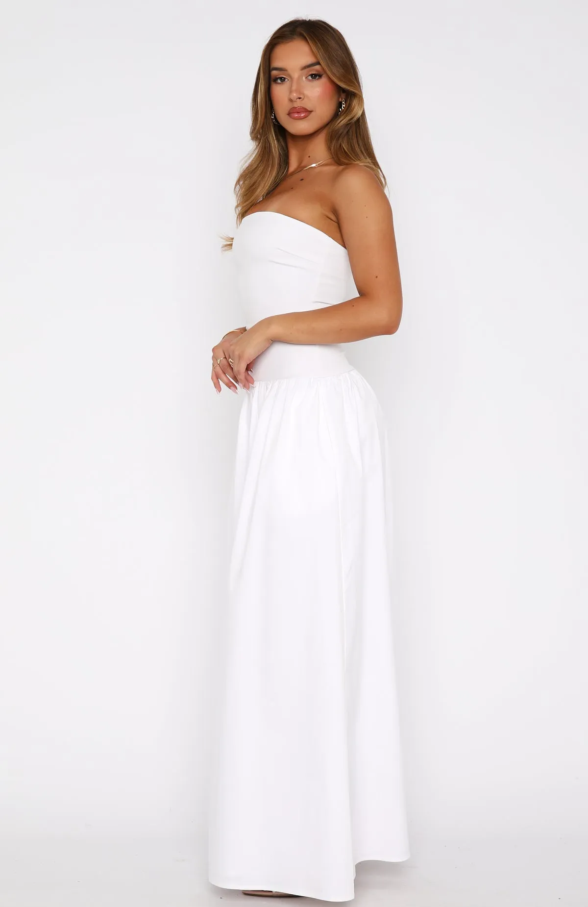 Ultraviolet Protection Take Back Maxi Dress White