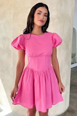 Jordyn Dress - Hot Pink Hot Rush Comfortable fit mini