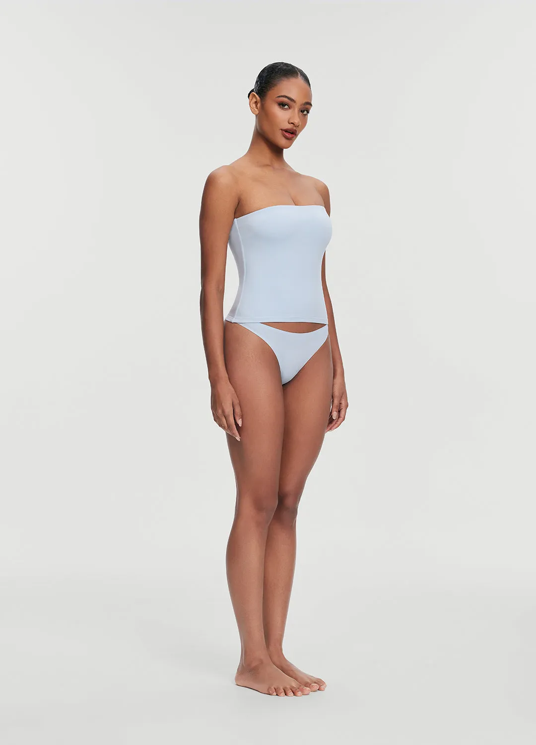 Seamless Full-Length Tube Top Basic Dress Breathable Microfiber