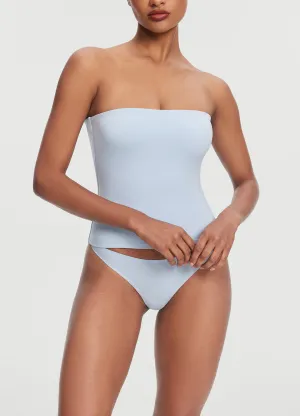 PlacketDetail MultiPocketDesign Seamless Full-Length Tube Top