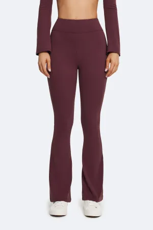 No Pilling High-Waisted Flared Leggings