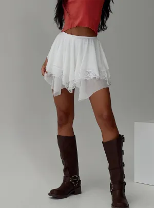 Velenia Mini Skirt White Seasonal special