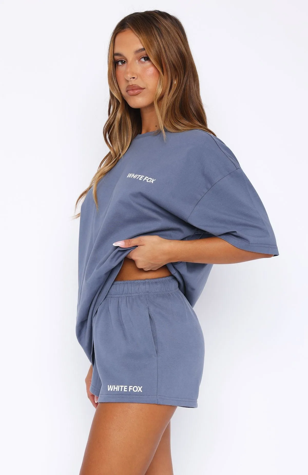 Linen blend Core Classic Lounge Shorts Ocean