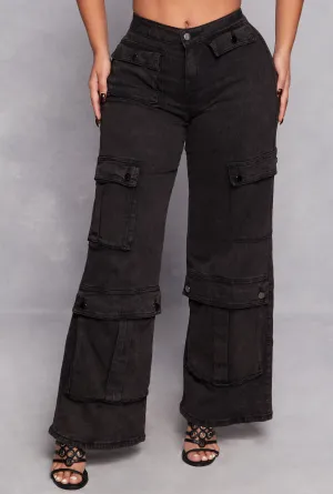 Spoon Jeans Wide Leg Cargo Jeans Always Appropriate Rugged Construction