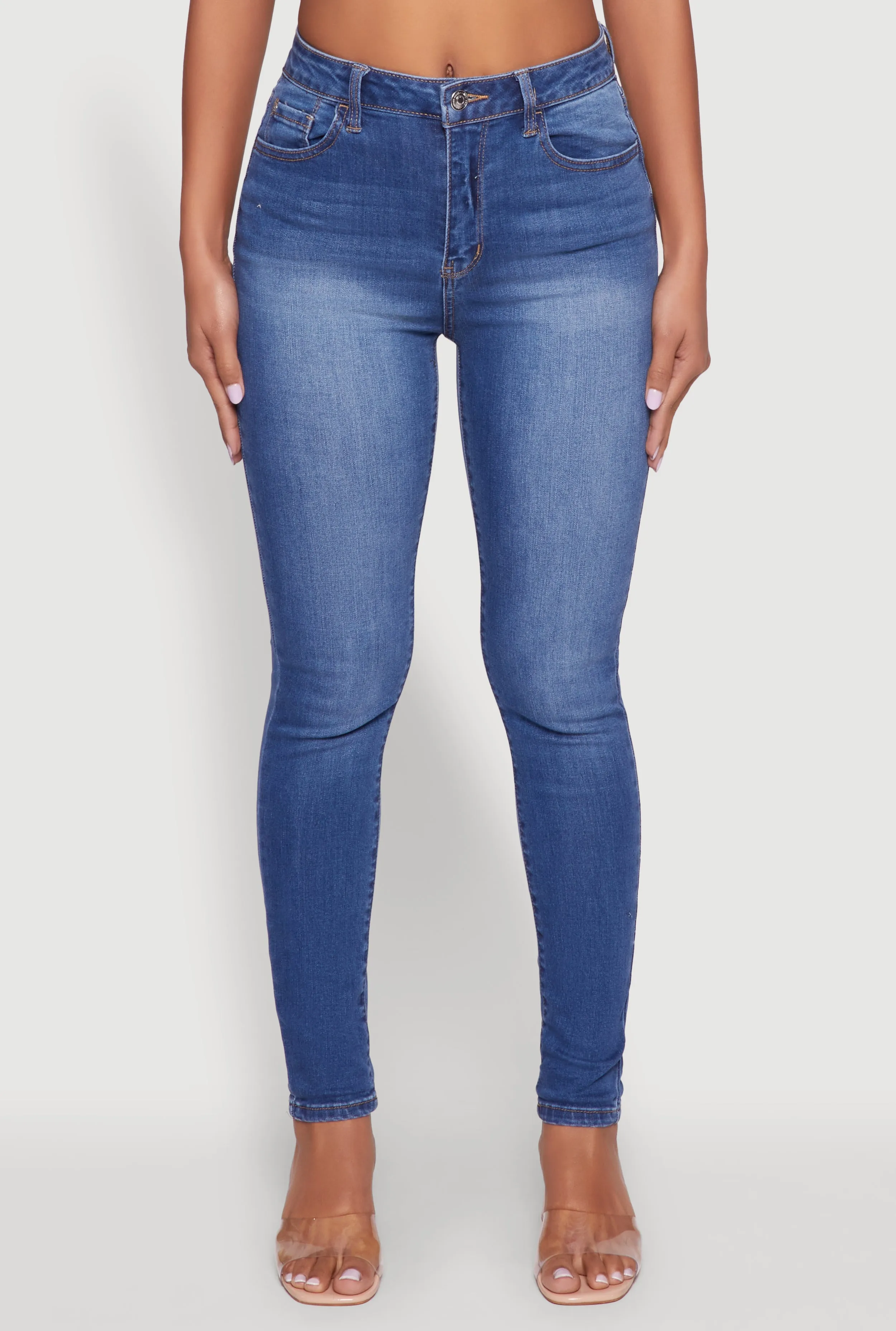 WAX Whiskered Rolled Cuff Skinny Jeans Built For Life