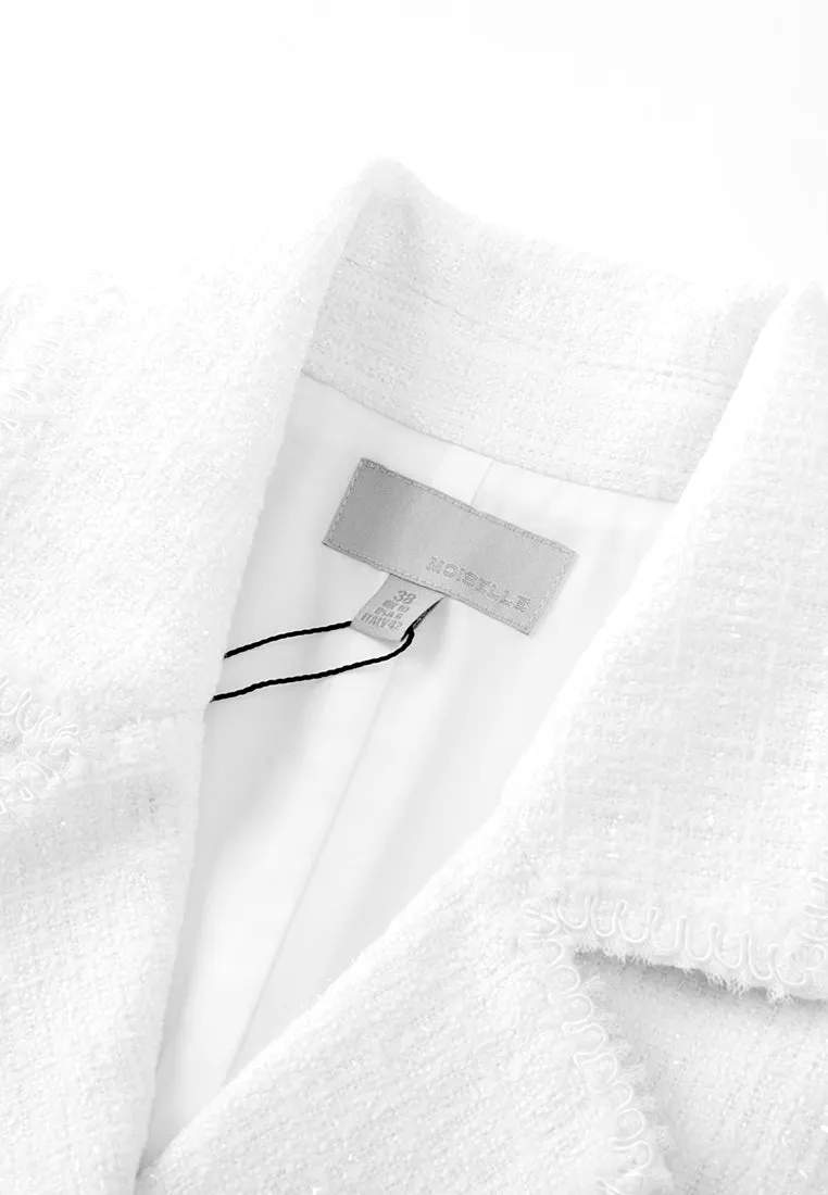 Hero Tale Sleeveless Double-breasted Slit-pocket Fishtail Dress