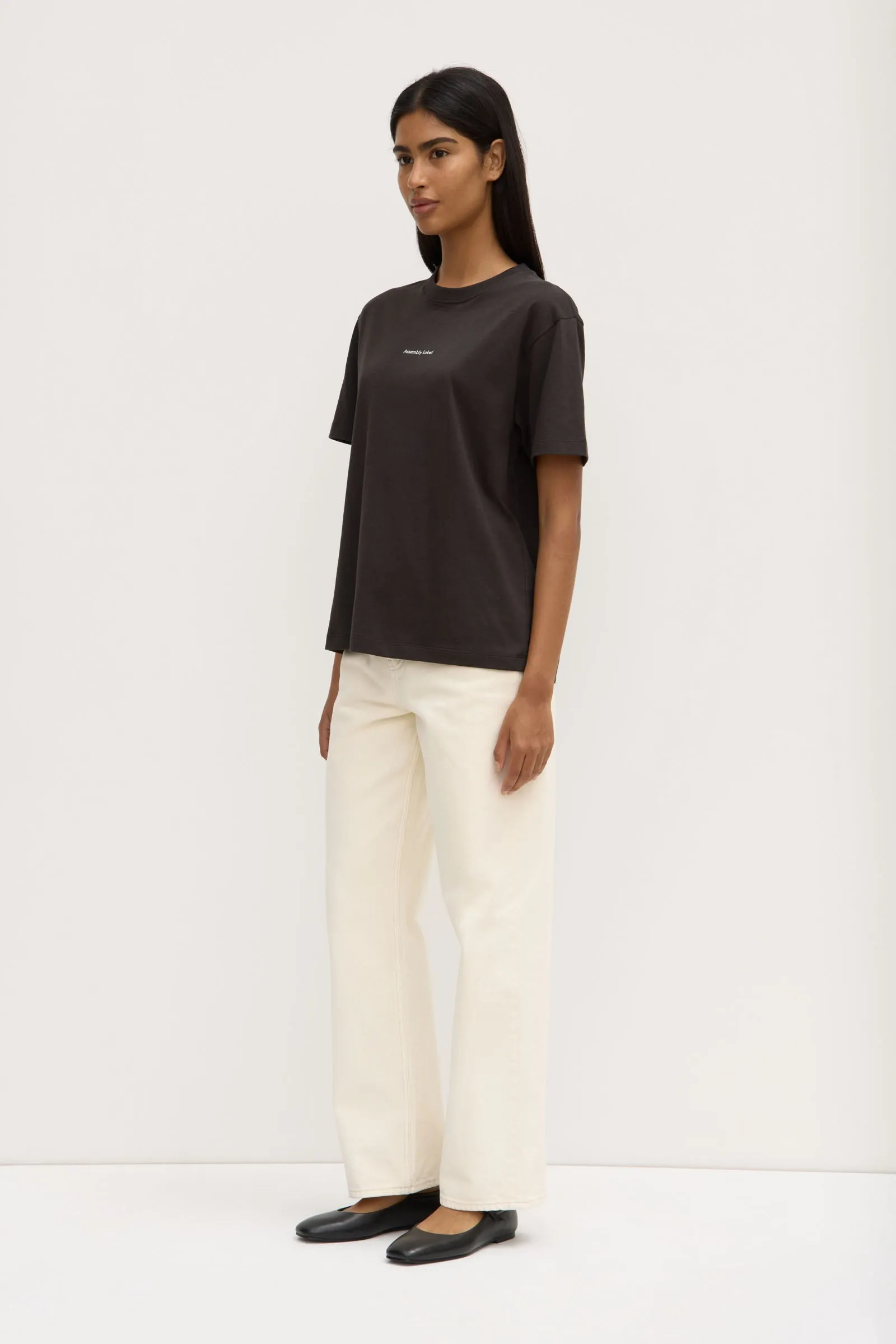 NonRestrictive Design Friend Vibe Womens Atelier Logo Tee