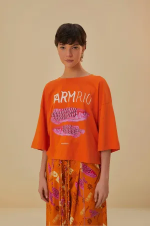 Orange Farm Rio Organic Cotton T-Shirt MoistureManagementSystem