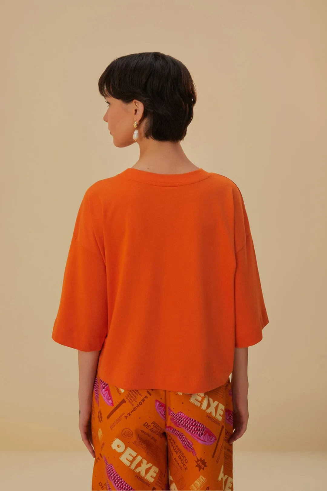 Orange Farm Rio Organic Cotton T-Shirt Japan Neat