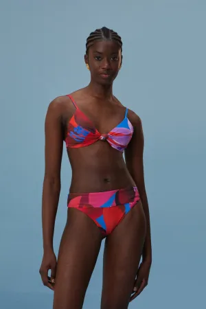 Ventilation Panels Watercolor Floral Bikini Bottom