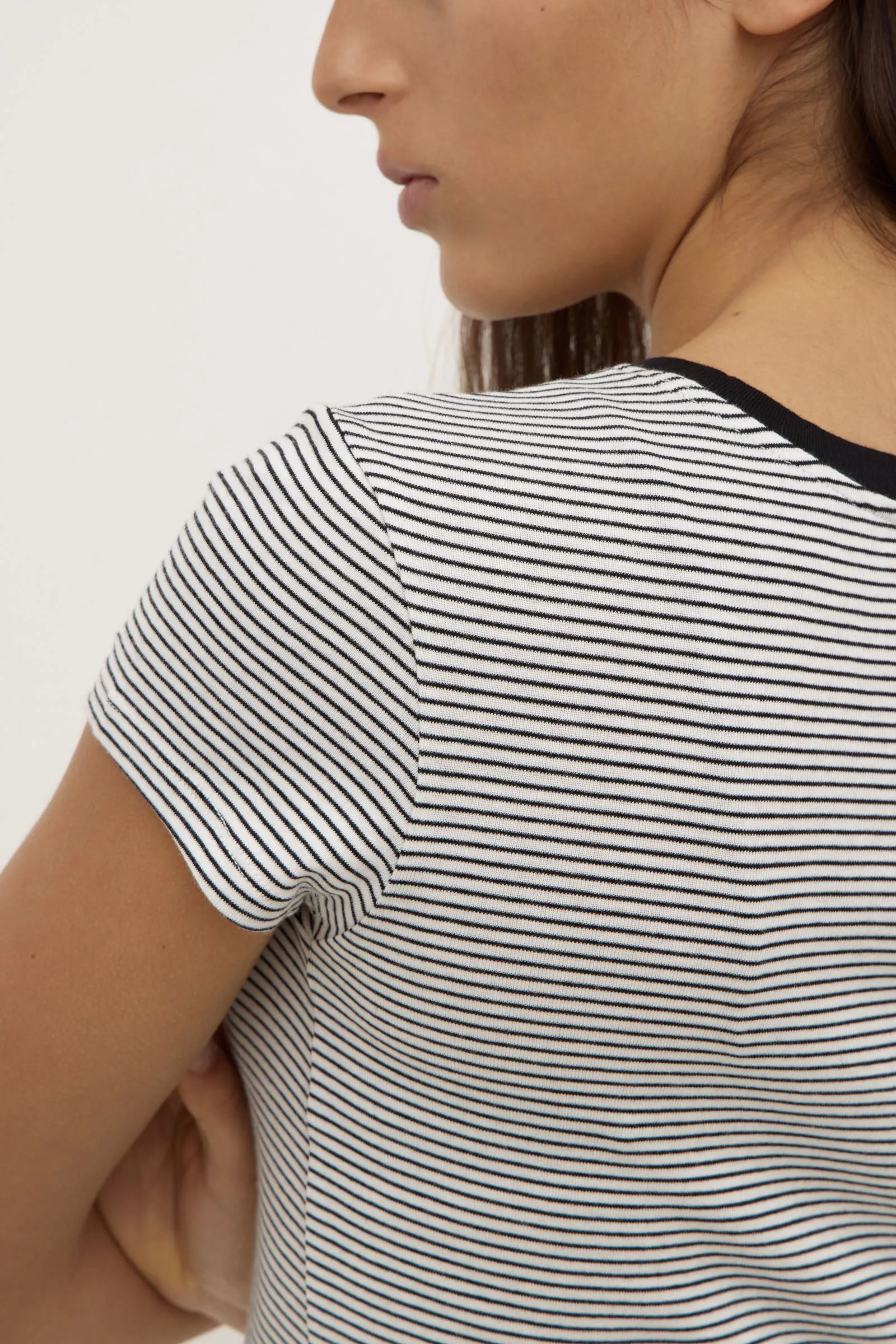 TensionAdjustedWaistband Thelma Stripe Tee